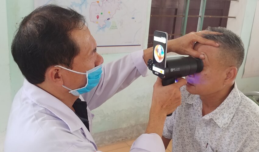 Doctor Using Medical Camera
