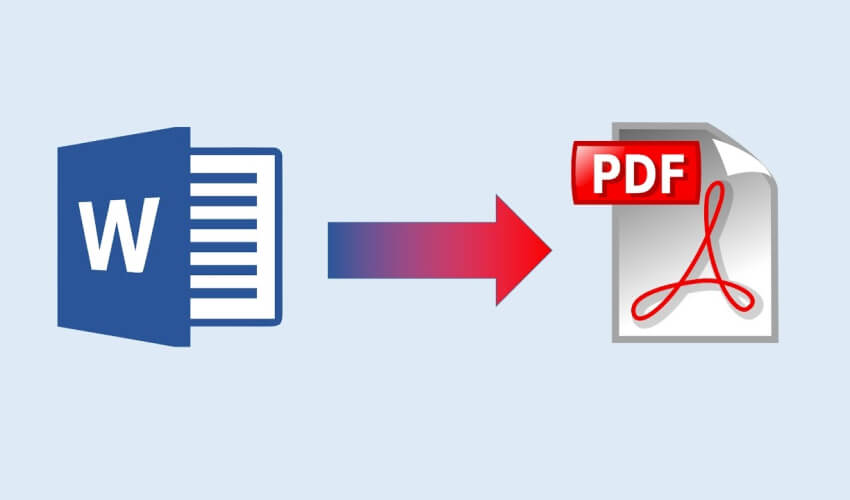 Word File Transform to PDF Document