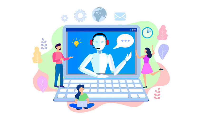 The use of AI helps enhance customer service