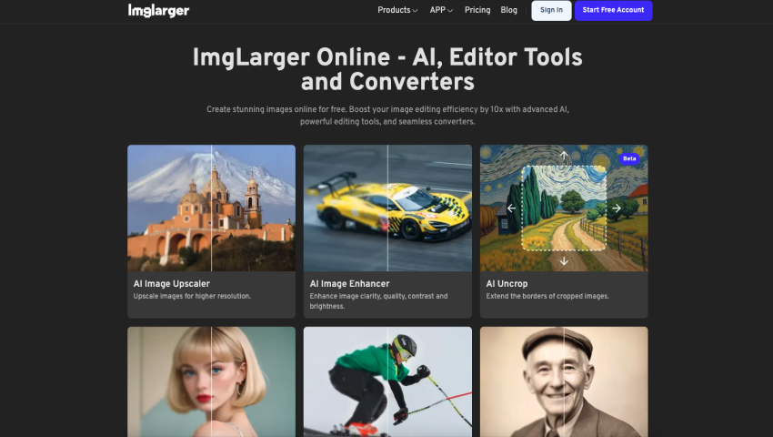 AI Image Enlarger best image upscaler