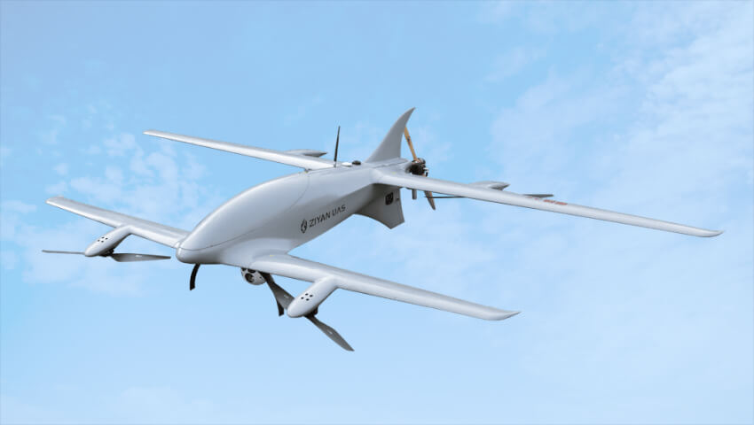 Fixed-Wing Hybrid VTOL Agriculture Types of Drones