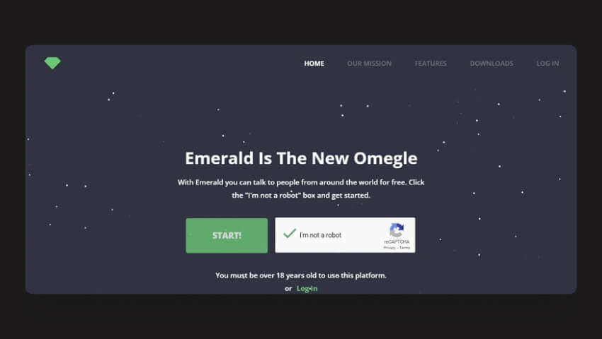 Emeraldchat is free omagle alternative