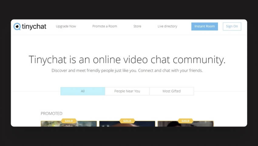 Tinychat best omegle alternative for rendom group chat