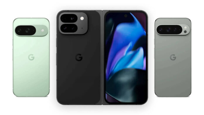 Google Pixel 9 Series Colors - all colors pink, green, white and black