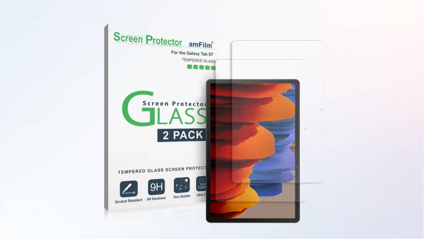 amFilm tablet tempered glass brand