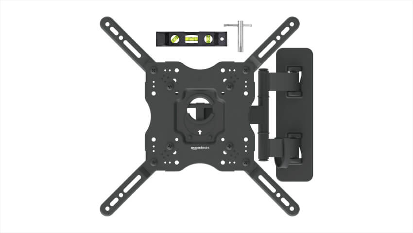 AmazonBasics Heavy-Duty Full Motion TV Wall Mount