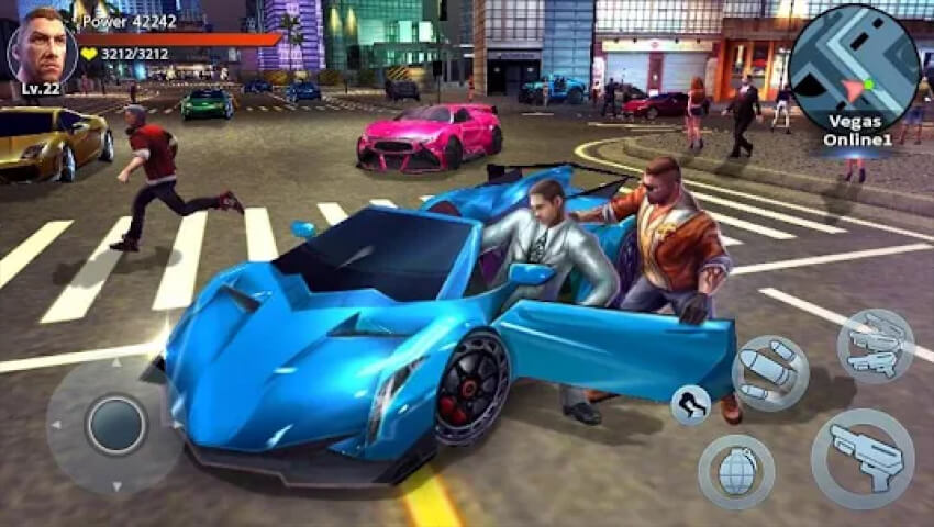 Auto Theft Gangsters - open world games like gta 5 for android