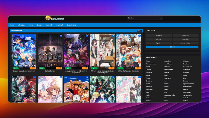 Chia-Anime - free anime streaming website in India