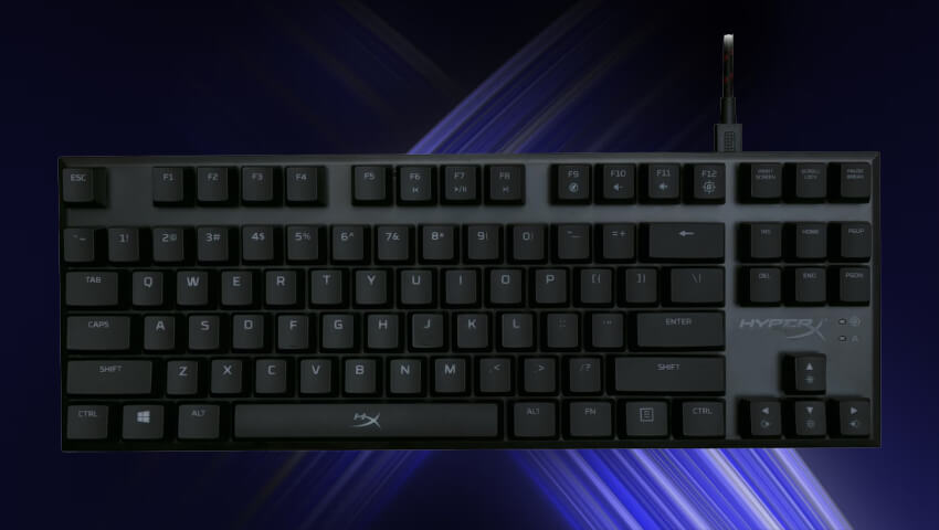 HyperX Alloy FPS Pro gaming keyboard used by meelks in the esports world cup finals