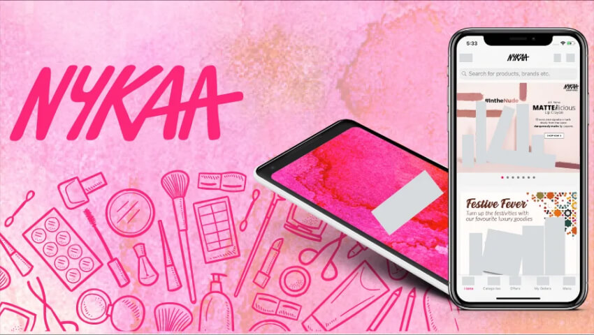 Nykaa app - top online shopping app in India