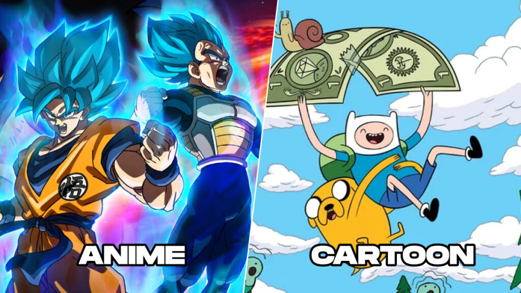 Difference Between Anime and Cartoon